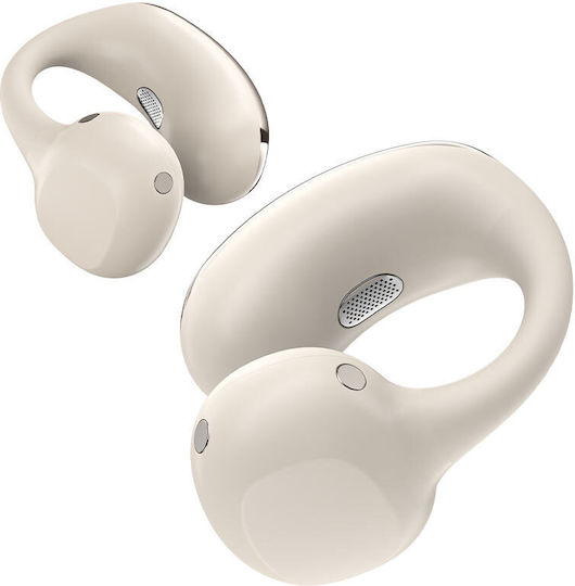 Acefast Aceclip Pro Open Ear Bluetooth Handsfree Ακουστικά με Αντοχή στον Ιδρώτα και Θήκη Φόρτισης Χρυσά