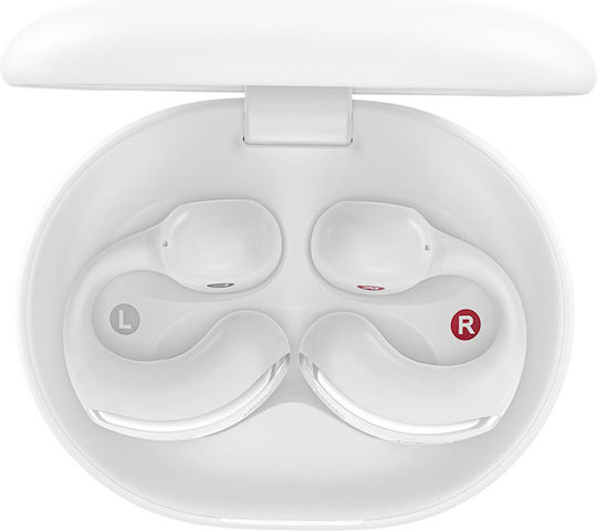 Acefast Aceclip Pro Offenes Ohr Bluetooth Kopfhörer Mit Schweißbeständigkeit Und Ladekoffer Weiß