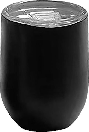 Short Wide Thermos Glass 300ml Homie 1002174 Light Blue