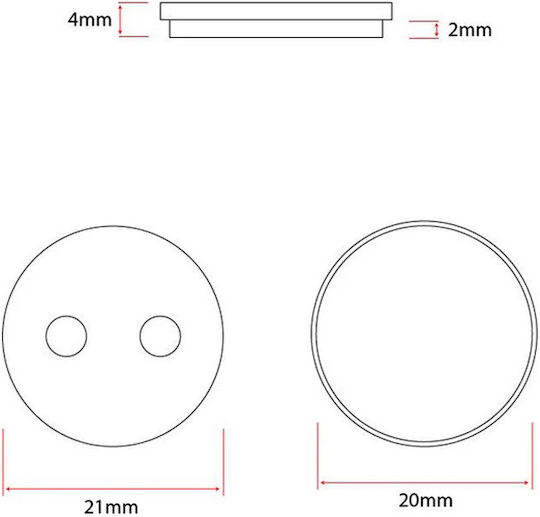 Ewheel Cs001 20mm Xiaomi Resin Bicycle Brake Pads 2 Pairs