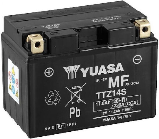 Yuasa Μπαταρία Μοτοσυκλέτας YTZ14S 230A με Χωρητικότητα 11.8Ah