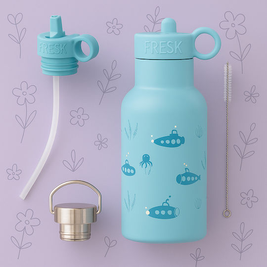 Thermos Bottle 350ml Submarine Blue