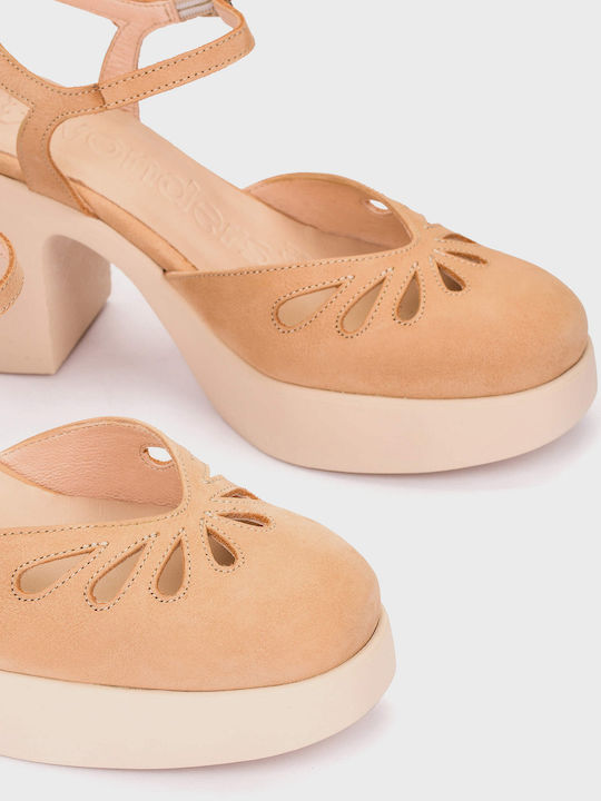 Δερμάτινα Πέδιλα Nubuck Sand