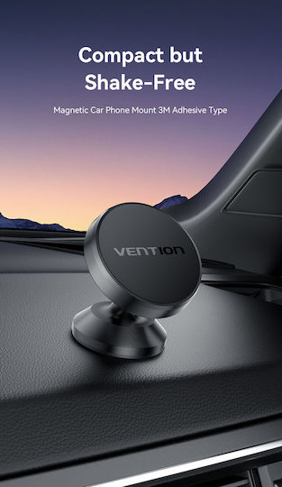 Vention Car Mobile Mount with Magnet Black