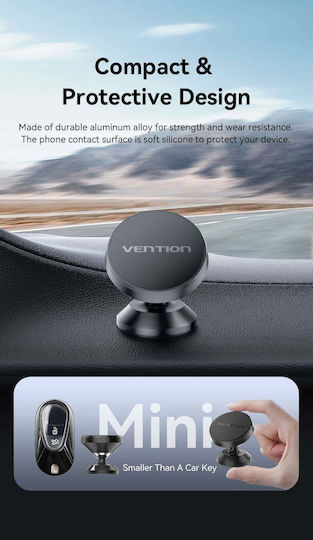 Vention Car Mobile Mount with Magnet Black