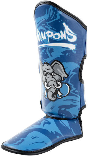 8 Weapons Kids Blue Shin Guards