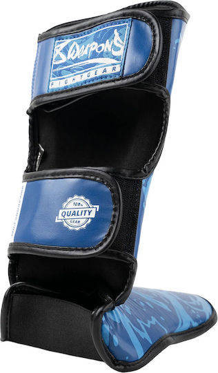 8 Weapons Kids Blue Shin Guards