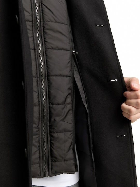 Men's Half Coat Black