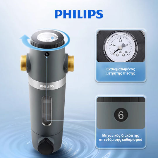 Philips AquaShield Wasserfiltrationssystem Zentrale Versorgung Durchmesser 3/4'' AWP1835