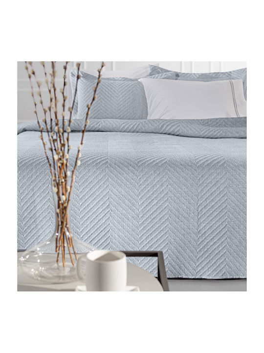 Guy Laroche Hamptons Κουβερλί Ημίδιπλο Microfiber Hamptons Blue 180x240cm