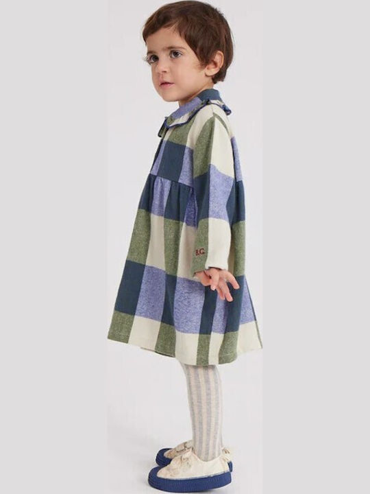 Mädchenkleid Langärmelig Mehrfarbig
