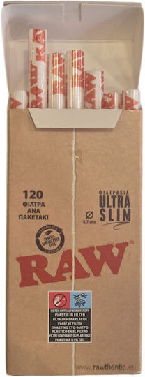 Raw Filter-Tipps 120 Stück Ultra Slim