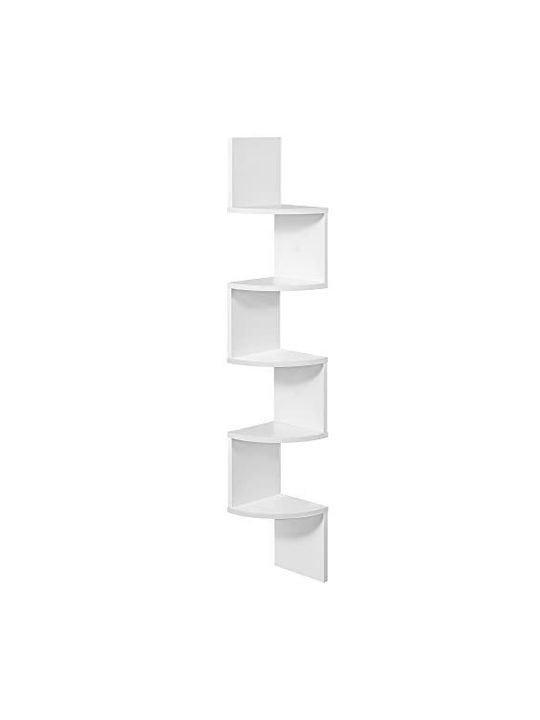 Γωνιακό Ράφι Τοίχου White 20x20x127.5εκ.