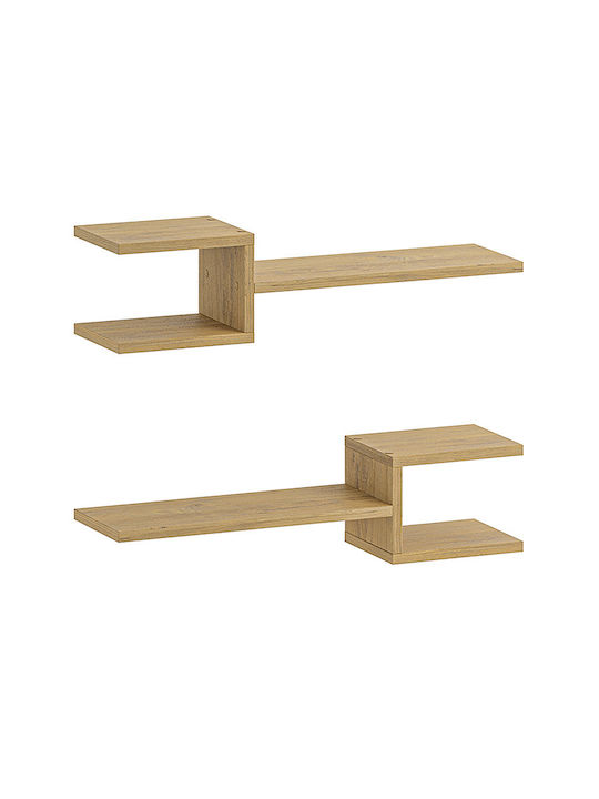 Рафтове За Стена Fork Sapphire Oak (2 Броя) 75x19.5x18 См