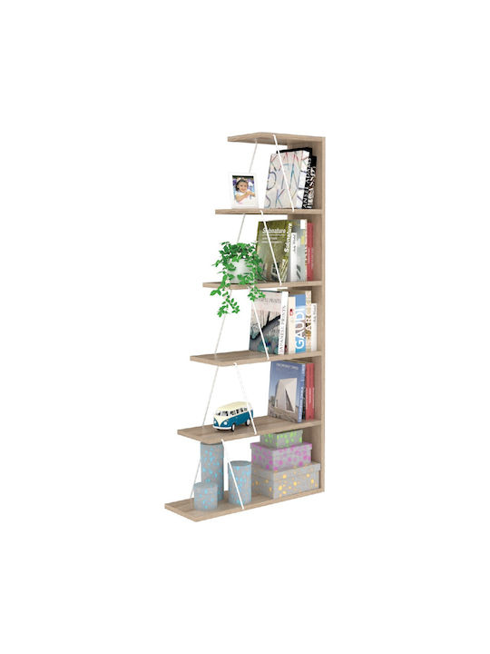 Βιβλιοθήκη Mini Tars Μπεζ 65x22x146εκ.