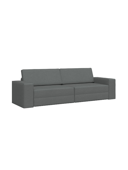Canapea Cu Trei Locuri Pat Gri Închis 245x78x77cm