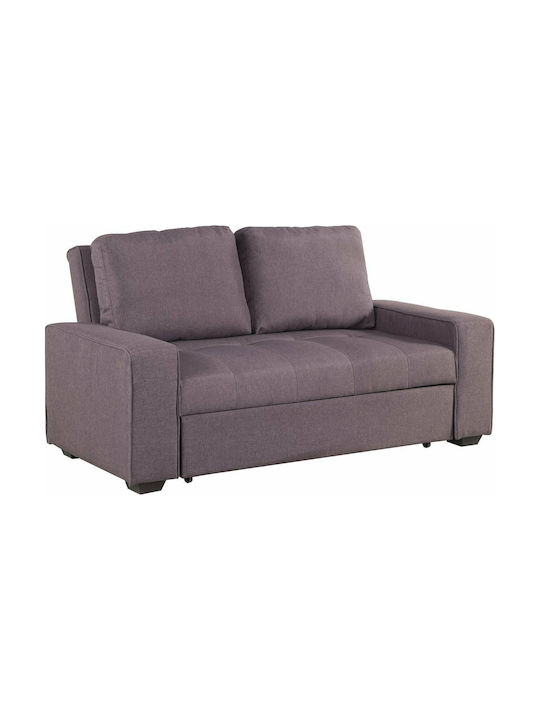 Kanna Two-Seater Couch Bed Brown 176x102x91cm