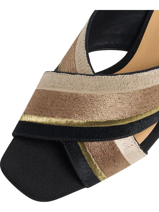 Damen Sandalen Braun