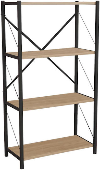 Βιβλιοθήκη Jackrey 60x30x114εκ. Βιβλιοθήκη Jackrey 60x30x114εκ.