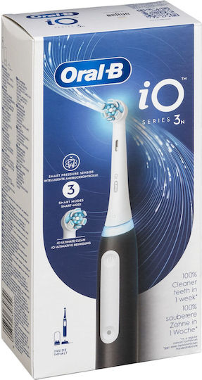 Oral-B iO Series 3n Electric Toothbrush With Pressure Sensor Black