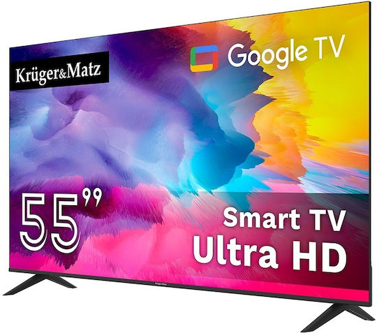 Kruger & Matz Смарт Телевизор 55" 4K UHD LED KM0255UHD-G HDR 2025