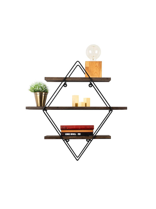 Raft A-g Erysimum Nuc Negru 38x16x42 cm