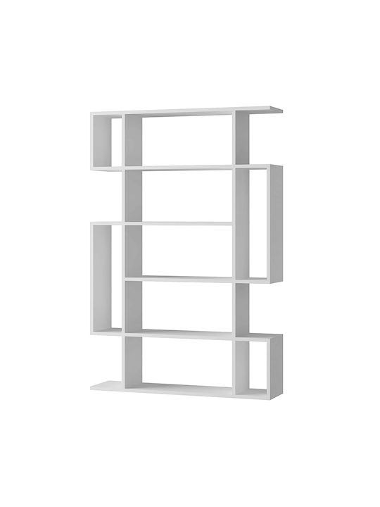 Bookcase Mito White 108x25x161cm
