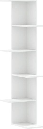 Corner Shelf Wall 36.5x36.5x140cm White Corner Shelf Wall 36.5x36.5x140cm White