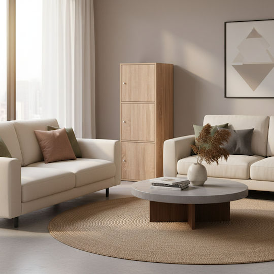 Soriano Living Room Cabinet Made of Particle Board Sonoma Oak 40x39x119cm