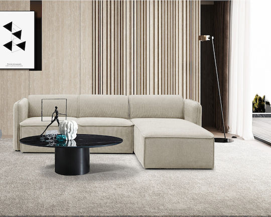 Maffei Ecke Sofa mit Umkehrbarer Winkel Beiges 268x163x76cm