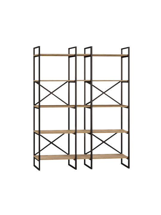 Bibliothek Dusan Sepet Eiche 143.5x30x175cm