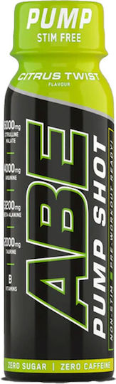 Applied Nutrition ABE Pump Shot Pre Workout Supplement 100ml Citrus Twist