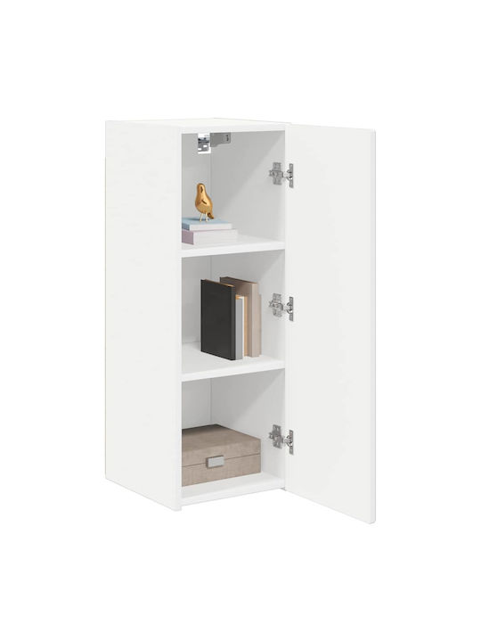 Wand Wohnzimmer Schrank aus Spanplatte Weiß 30x31x80cm