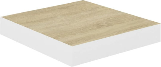 Wall Shelves (2pcs) 23x23.5x3.8cm White / Oak Wall Shelves (2pcs) 23x23.5x3.8cm White / Oak