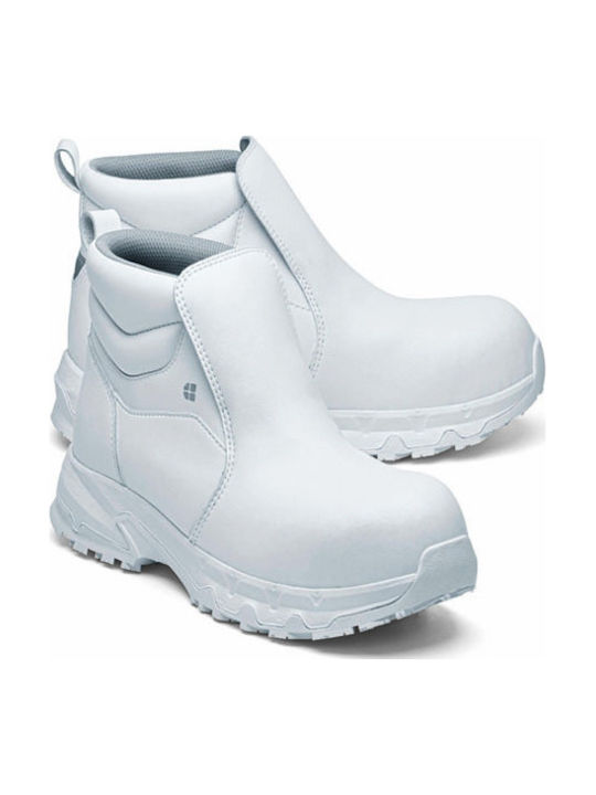 Shoes For Crews Unisex Водоустойчив Ботуши Защита White S3 с Сертификация P