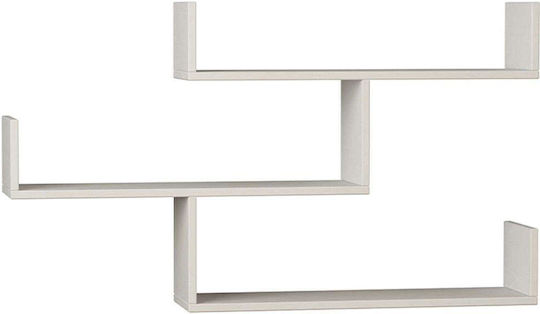 Shelf Wall Rosana 119x22x66cm White