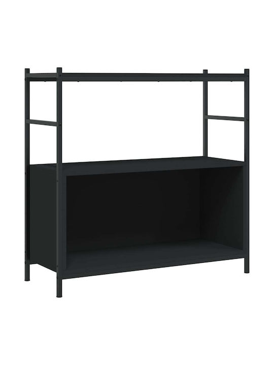 Bibliothek Schwarz 80x30x78.5cm