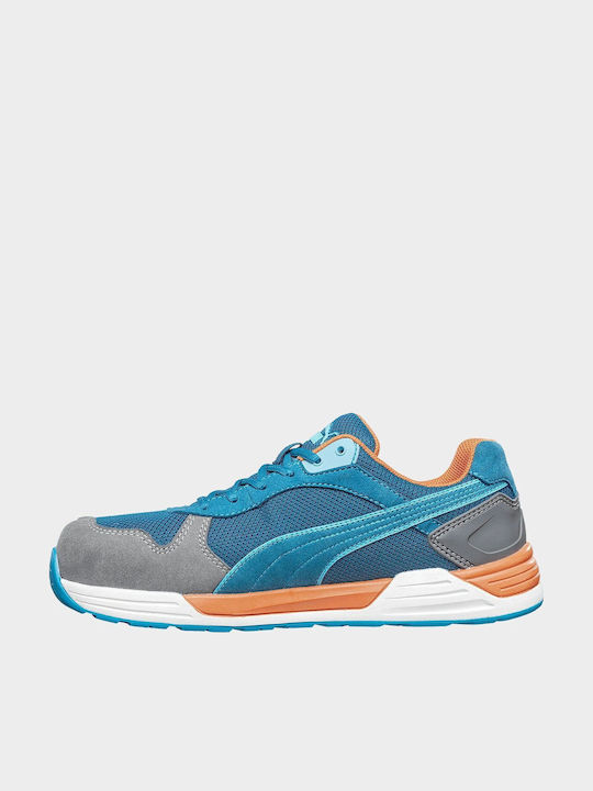 PUMA Frontside Παπούτσι Ασφαλείας Μπλε S1P με Πιστοποίηση P, ESD , HRO,SRC