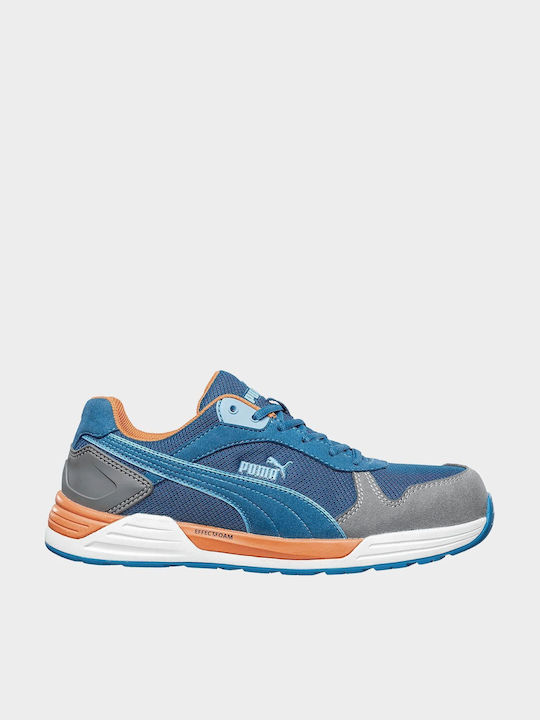 PUMA Frontside Παπούτσι Ασφαλείας Μπλε S1P με Πιστοποίηση P, ESD , HRO,SRC
