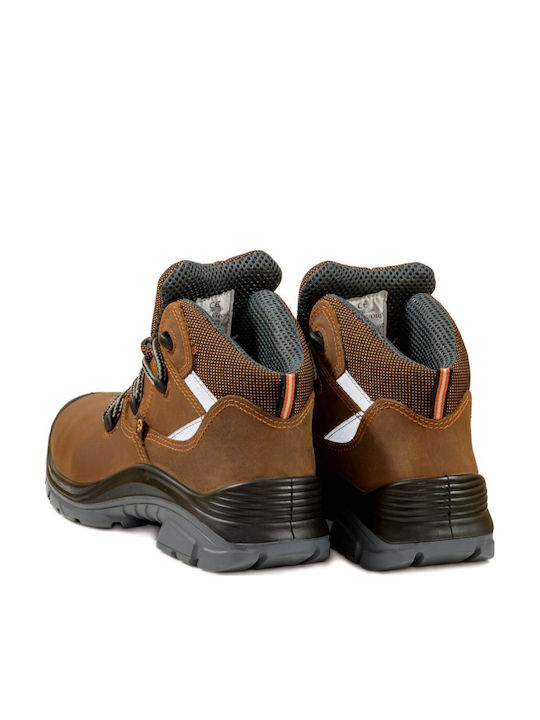 Talan Planet Wasserdicht Stiefel Sicherheit Braun S3 mit Zertifizierung SRA,SRC