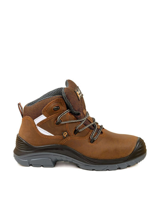Talan Planet Wasserdicht Stiefel Sicherheit Braun S3 mit Zertifizierung SRA,SRC