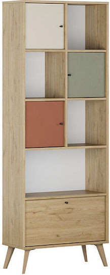 Βιβλιοθήκη Terra 67x30x181εκ. Βιβλιοθήκη Terra 67x30x181εκ.
