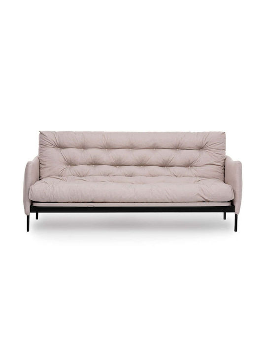Renge Τριθέσιος Καναπές Κρεβάτι Cream 200x82x92εκ.