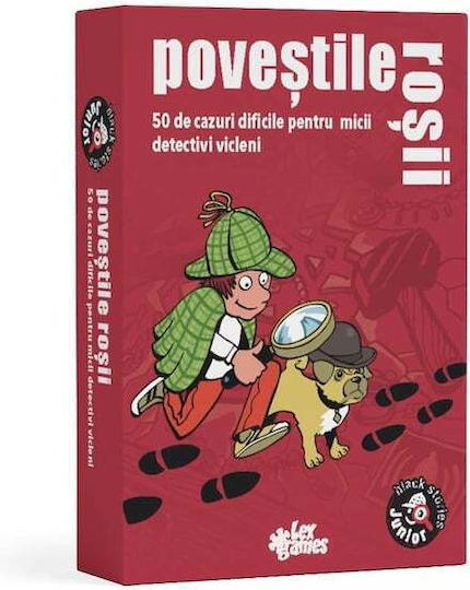 Επιτραπέζιο Παιχνίδι Dark Stories Junior: The Red Stories για 1-2 Παίκτες 8+ Ετών (RO) Moses