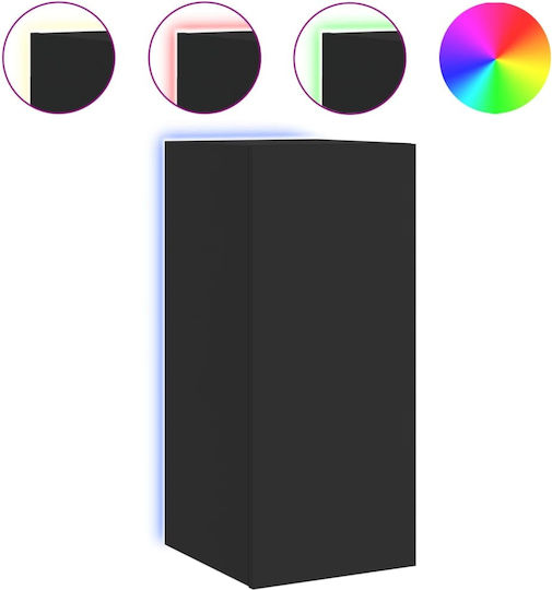 Cabinet Perete cu LED 30.5x35x70cm Negru Cabinet Perete cu LED 30.5x35x70cm Negru
