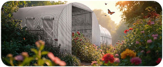 Garden Tunnel 3 X 6 M 18m2 White Plonos