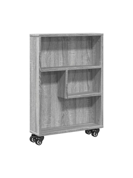 Grey Sonoma Bookcase 48x13x68cm