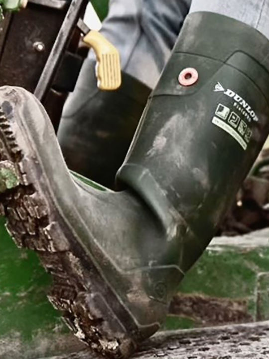 Dunlop Αντιολισθητικές Γαλότσες Εργασίας Γονάτου