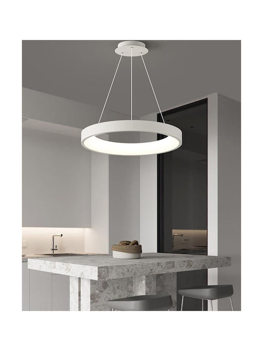 ArkoLight Pendant Light White 50x50cm