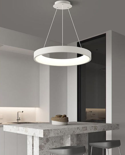 ArkoLight Pendant Light White 50x50cm